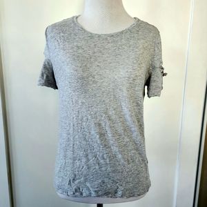 CeCe gray women's top size Large